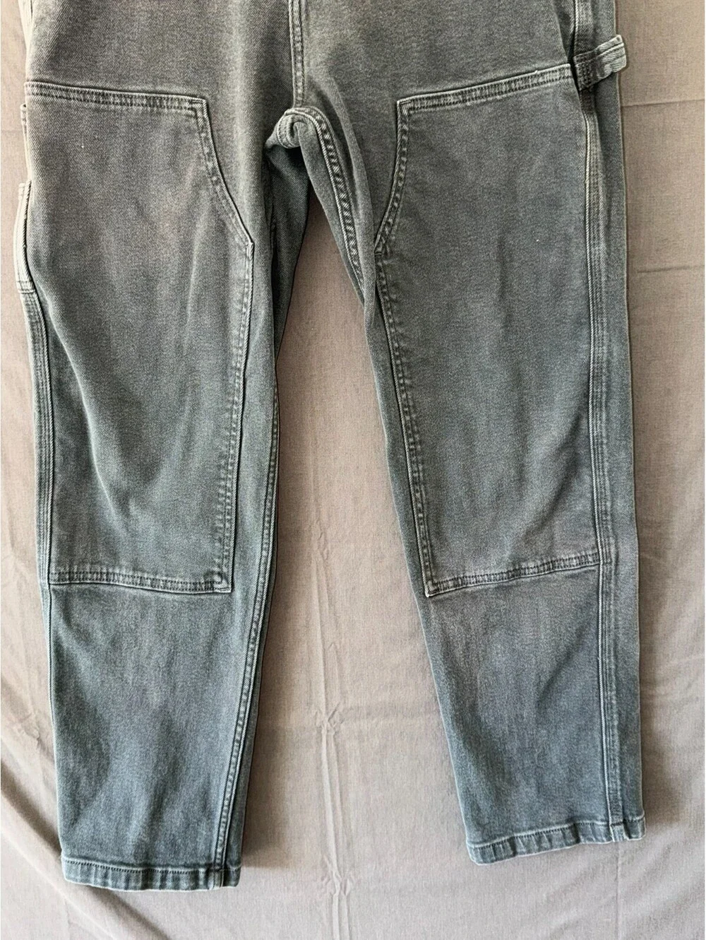 Hollister Loose Carpenter Jeans Gray Epic Flex W30 L32 Workwear Utility Denim